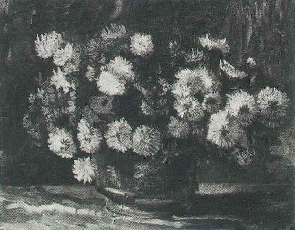 Картина Ван Гога Чаша с хризантемами 1886